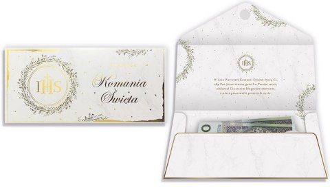 Pamiątka z komunii świętej Komunia Koperta Gold-16 (5907195305703)