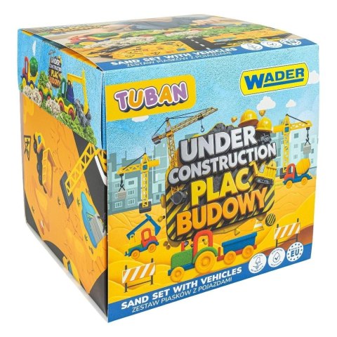 Piasek kinetyczny ZESTAW PIASEK DYNAMICZNY I FLUFFY PLAC BUDOWY Tuban (TU3865)
