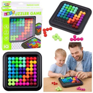 Układanka Łamigłówka Kolorowe Kuleczki Lean (30763)