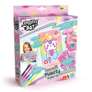 Zestaw kreatywny dla dzieci Projekt ART z aerografem - Plakaty Kawai Epee (EP60701)
