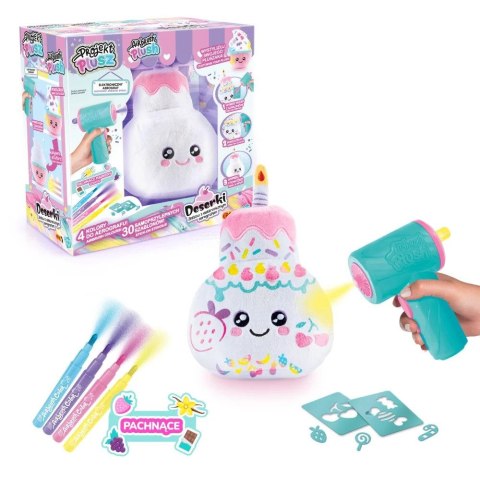 Zestaw kreatywny dla dzieci Projekt plusz DESERKI - Zestaw z elektronicznym aerografem Epee (EP60697)