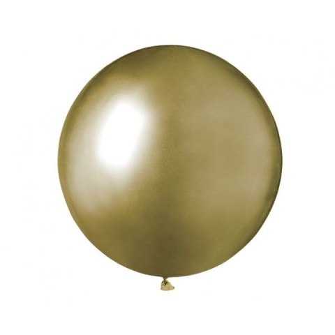Balon gumowy shiny 25szt. złoty 19cal Godan (GB150/88)