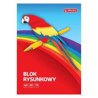 Blok rysunkowy 9584806 A4 biały 70g 50k Herlitz (400198596)