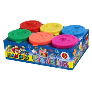 Ciastolina 6 kol. 300g Flamingo (334699)