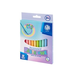 Flamaster pastelowe 12 kol. Astra (317122001)