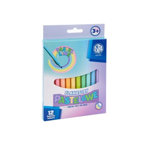 Flamaster pastelowe 12 kol. Astra (317122001)