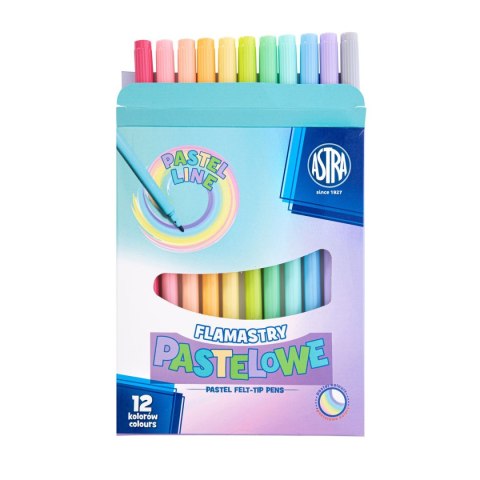 Flamaster pastelowe 12 kol. Astra (317122001)