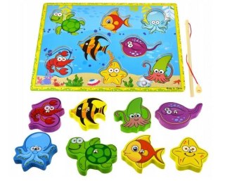 Gra zręcznościowa drewniane puzzle rybki z wędką Tupiko (2988)