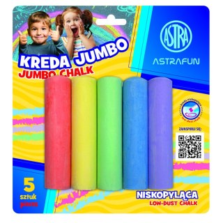 Kreda Jumbo kolor: mix 5 szt Astra Fun (330022003)