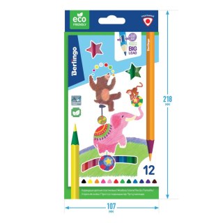 Kredki świecowe 6 kol. Berlingo (4260107499862)