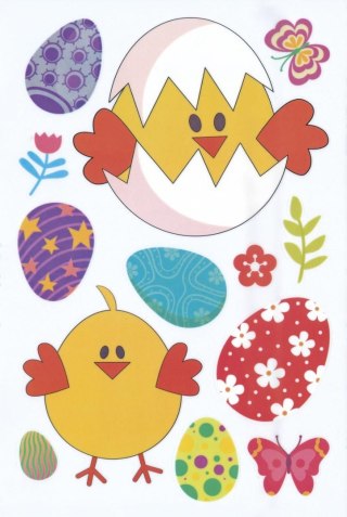 Naklejka (nalepka) Craft-Fun Series Wielkanoc Dekoracja elektrostatyczna Titanum (22HC0830)