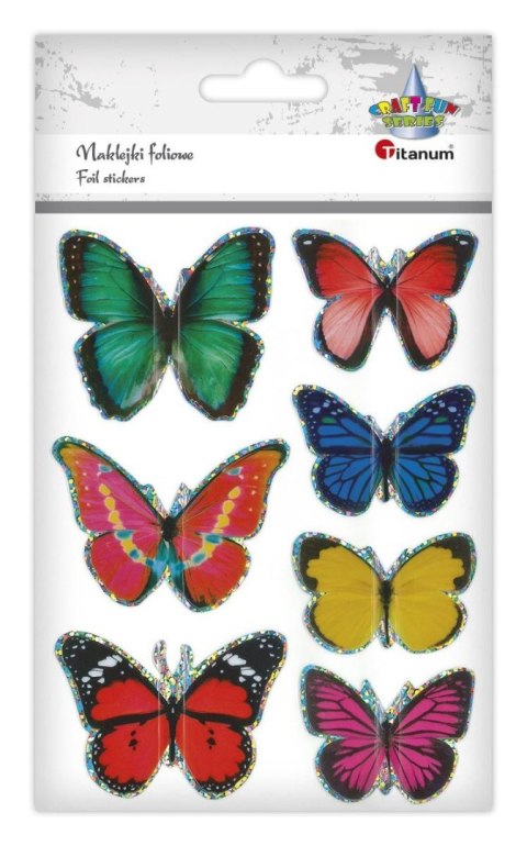Naklejka (nalepka) Craft-Fun Series motyle Titanum (22LJ0828-3)