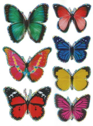 Naklejka (nalepka) Craft-Fun Series motyle Titanum (22LJ0828-3)