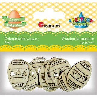 Ozdoba drewniana Craft-Fun Series pisanki Titanum (18074)