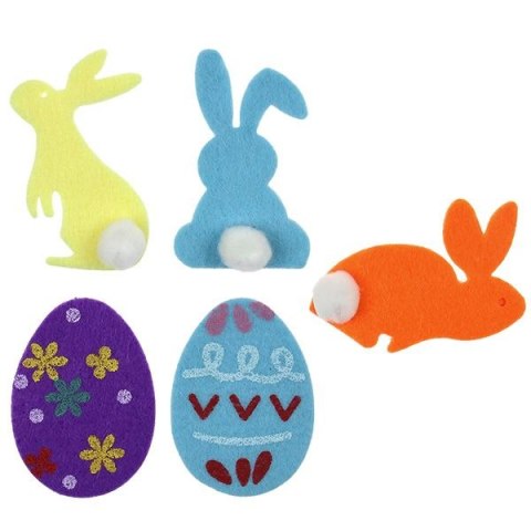 Ozdoba filcowa Craft-Fun Series Wielkanoc zajączki i pisanki Titanum (5005)