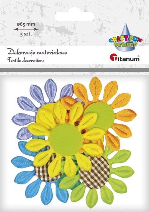 Ozdoba materiałowa Craft-Fun Series kwiaty Titanum (BY236)