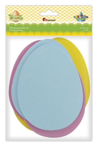 Ozdoba piankowa Craft-Fun Series Jajko 8 szt. Titanum (E15)