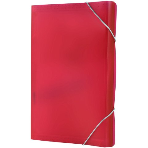Teczka z przegródkami harmonijkowa A4 kolor: czerwony 13 przegródek Tetis (BT621-C)