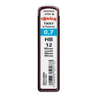 Wkład do ołówka (grafit) HB 0,7mm Rotring