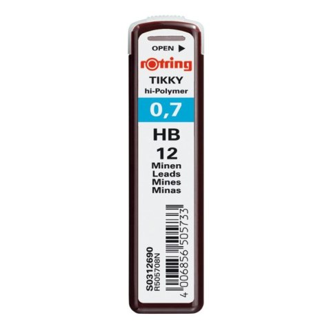 Wkład do ołówka (grafit) HB 0,7mm Rotring