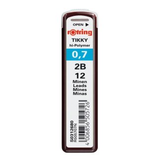 Wkład do ołówka (grafit) 2B 0,7mm Rotring