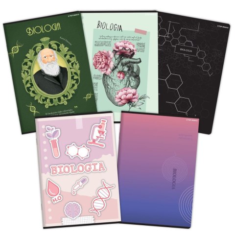 Zeszyt A5 biologia mix 60k. 70g krata Top 2000 (400168958)