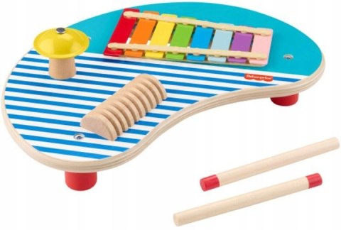 Cymbałki Drewniany Muzyczny Stoliczek Fisher Price (HXT91)