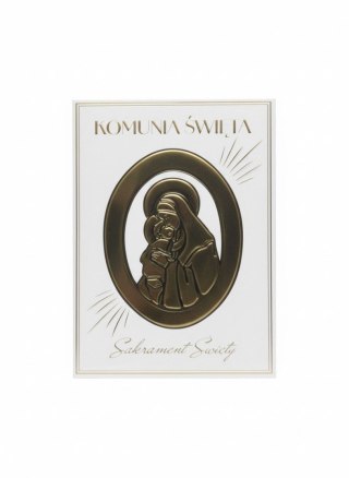 Kartka składana B6 B6 KOMUNIA MARYJKA Henry (5905701485987)