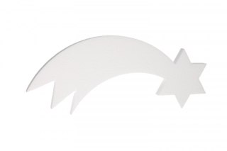 Ozdoba styropianowa kometa 120mm 120mm Unisan