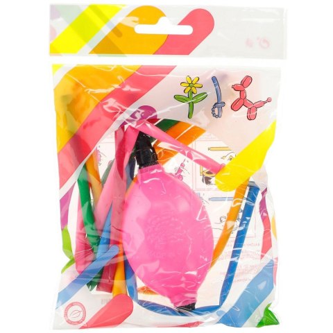 Balon do modelowania Z POMPKĄ mix 6 szt Arpex (BL412)