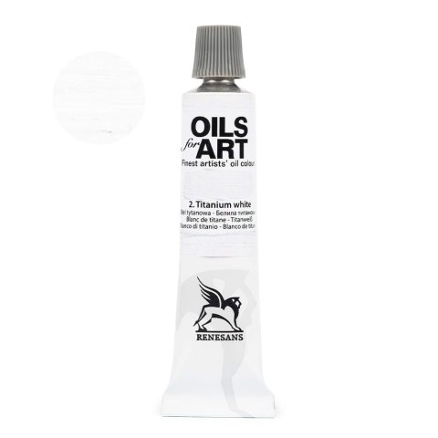 Farba olejna kolor: biały tytanowy 20ml 1 kolor. Renesans