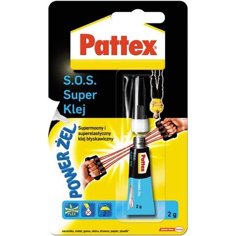 Klej w tubie SUPER POWER ŻEL S.O.S. 2g Pattex (HEPA1471937)