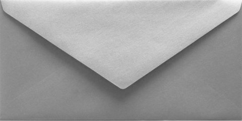 Koperta DL srebrne srebrna [mm:] 110x220 Logos 50 sztuk