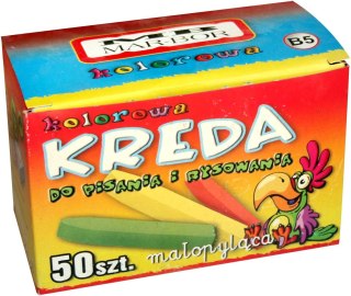 Kreda B5 kolor: mix 50 szt Mar-Bor