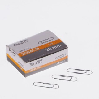 Spinacze okrągły 28mm 100 szt Yanda (110-1649)