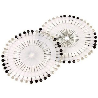 Szpilki perły 80 szt Craft with Fun (404581)