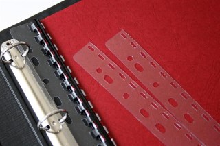 Wąsy do skoroszytów plastik kolor: przezroczysty 100 szt Argo (422031)