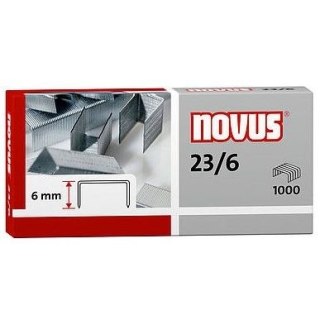 Zszywki 23/6 1000 szt Novus