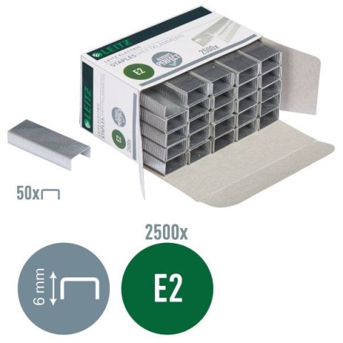 Zszywki e2 do zszywaczy elektrycznych NS 20E 2500 szt Leitz (55690000)