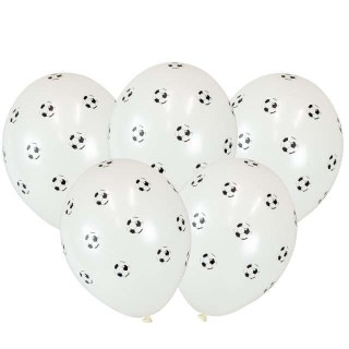 Balon gumowy Gol! 5szt. biały 300mm 12cal Arpex (KB3218)