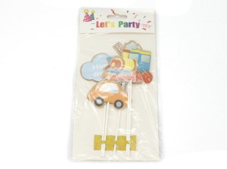 Dekoracja na tort topper pojazdy One Dollar (362253)