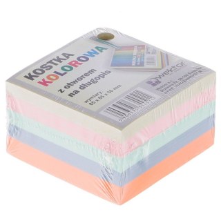 Kostka papierowa z otworem mix [mm:] 85x85x 50 Indeks (5906395354511)
