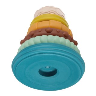 Układanka piramidka pastelowa Bam Bam (500692)