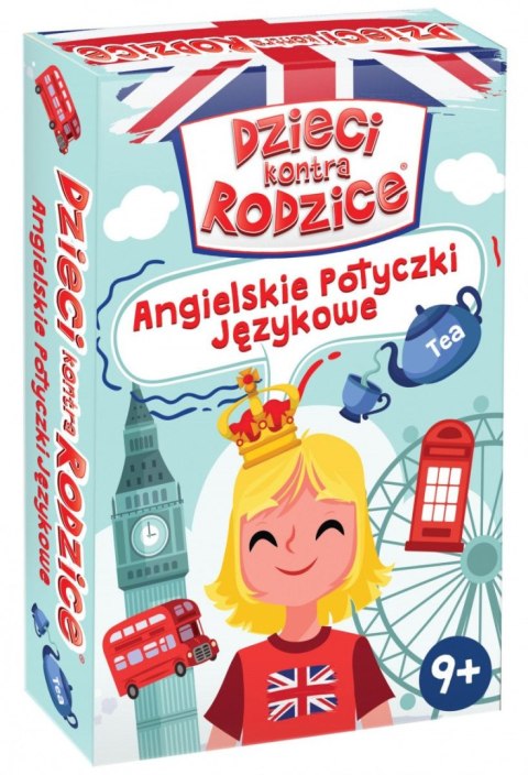 Gra karciana Dzieci kontra rodzice Angielskie potyczki językowe Kangur