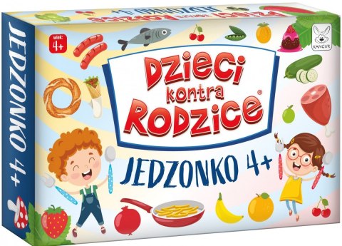 Gra karciana Dzieci kontra rodzice Jedzonko 4+ Kangur