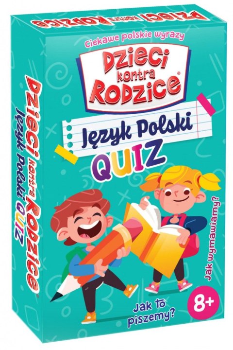 Gra karciana Dzieci kontra rodzice Język polski Kangur
