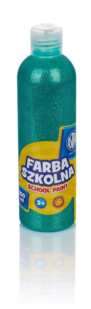 Farby plakatowe szkolne kolor: zielony 250ml 1 kolor. Astra