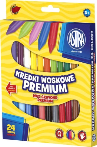 Kredki świecowe 24 kol. Astra (316111003)