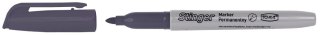 Marker permanentny szary wkład szary 1,5mm okrągła końcówka Toma (TO-323)