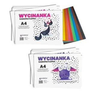 Zeszyt papierów kolorowych A4 Wektor (5906395355549)